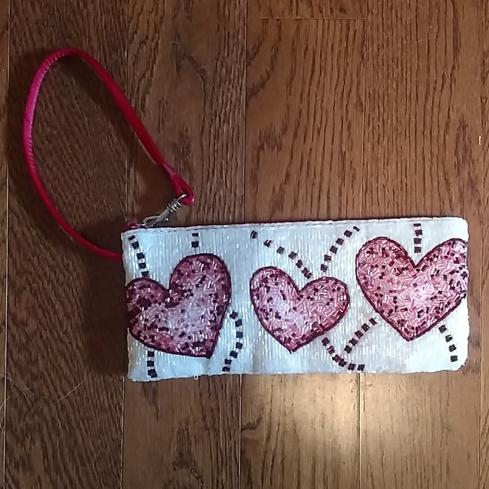 Liz Claiborne beaded wristlet